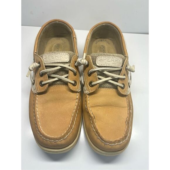 Sperry Top Sider Boat Shoe Women’s Size 9 US / 40EU Rosefish Linen/Oat STS97405 - Picture 6 of 11